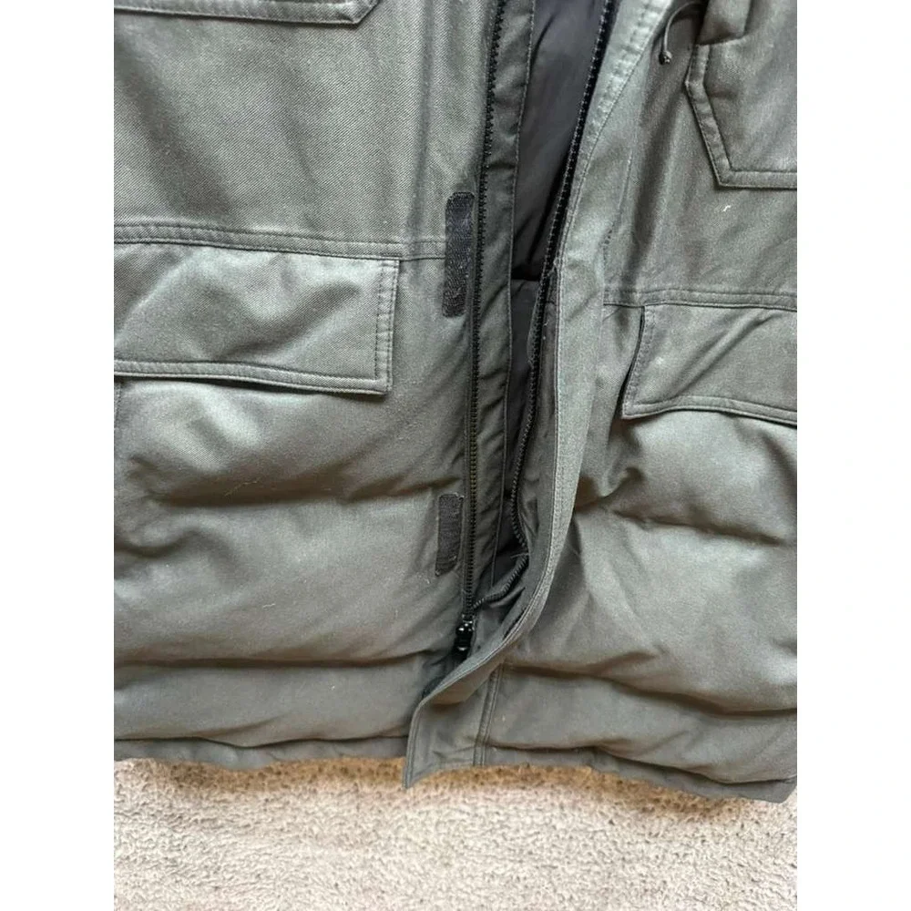 The North Face Biggie‎ McMurdo Down Parka Jacket Moss Green Black Mens Size L